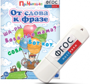 Игры для чтения слов и словосочетаний "От слова к фразе" на USB - носителе - fgospostavki.ru - Казань