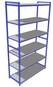 Стеллаж для хранения спортивного инвентаря (6 полок) - fgospostavki.ru - Казань