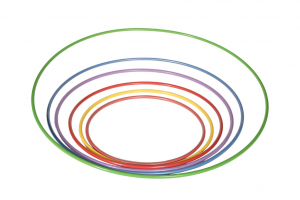 Обруч гимнастический окрашенный (900 миллиметров) - fgospostavki.ru - Казань