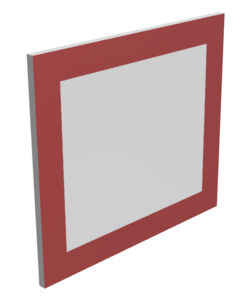 Щит баскетбольный навесной на шведскую стенку (ламинированная фанера), размер 400х450 миллиметров - fgospostavki.ru - Казань