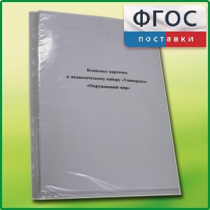 Комплект карточек к дидактическому набору «Универсал большой» «Окружающий мир» - fgospostavki.ru - Казань
