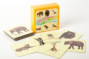 Набор магнитных карточек "Устный счет" (фон желтый) - fgospostavki.ru - Казань