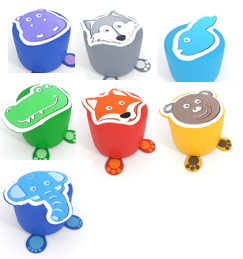 Пуфики с гранулами "Детство" - fgospostavki.ru - Казань