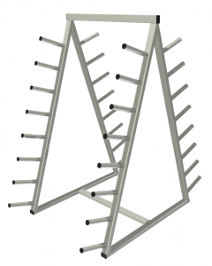 Стойка для бодибаров двусторонняя (32 бодибара) - fgospostavki.ru - Казань