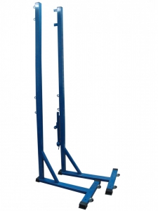 Стойки волейбольные для зала с механизмом натяжения (передвижная, без сетки) - fgospostavki.ru - Казань