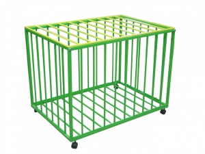 Контейнер для мячей на колесиках (разборный с крышкой) - fgospostavki.ru - Казань