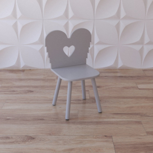 Стул «Ангельское сердечко» белый - fgospostavki.ru - Казань