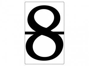 Набор магнитных карточек "Произвольный размер "8" (3 штуки) - fgospostavki.ru - Казань