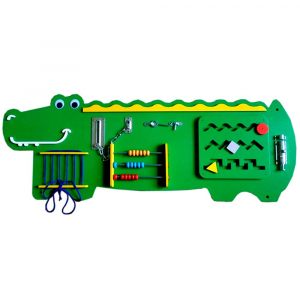 Бизиборд «Зелёный крокодильчик» - fgospostavki.ru - Казань