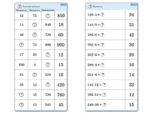 Комплект карточек (10) "Обучающий калейдоскоп. Умножение и деление в два шага" - fgospostavki.ru - Казань