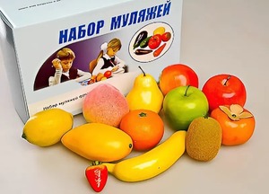 Набор муляжей фруктов - fgospostavki.ru - Казань