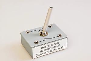 Выключатель двухполюсный (демонстрационный) - fgospostavki.ru - Казань
