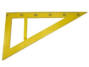 Угольник классный пластмассовый (30 и 60 градусов ) - fgospostavki.ru - Казань