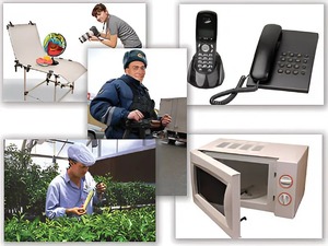 Набор предметных картинок "Бытовая техника. Профессии" (48 штук, А4, с магнитами) - fgospostavki.ru - Казань