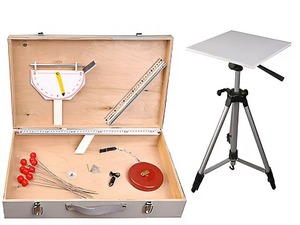 Комплект приборов и инструментов топографических (демонстрационные) - fgospostavki.ru - Казань