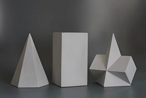 Набор гипсовых геометрических тел (15 штук) - fgospostavki.ru - Казань