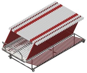 Тележка для барьеров на колесиках - fgospostavki.ru - Казань