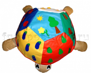 Дидактический чехол к черепахе «Весёлый огород» Д=100 см - fgospostavki.ru - Казань