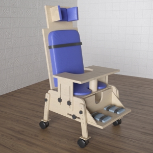 Стул для ребенка с ОВЗ «Новые горизонты» №3 со столешницей фиолетовый - fgospostavki.ru - Казань