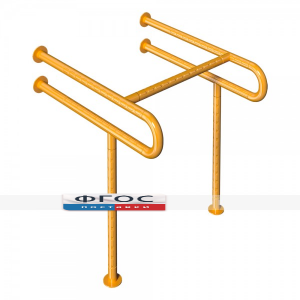 Поручень для раковины с опорой "Антибак" 850x650х650 миллиметров - fgospostavki.ru - Казань