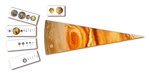 Модель-аппликация "Сравнительные размеры Солнца, планет и их спутников" - fgospostavki.ru - Казань