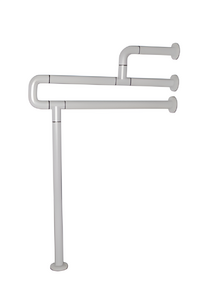 Поручень напольно-настенный с антибактериальным покрытием (белый) - fgospostavki.ru - Казань