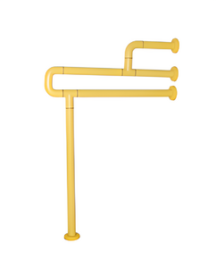 Поручень напольно-настенный с антибактериальным покрытием (желтый) - fgospostavki.ru - Казань