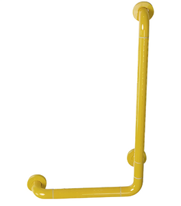 Поручень опорный L-образный вертикальный (желтый) - fgospostavki.ru - Казань