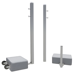 Бадминтонные стойки мобильные (с противовесами, на колесах) - fgospostavki.ru - Казань