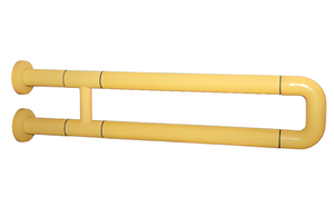 Поручень неоткидной двухопорный с антибактериальным покрытием (желтый) - fgospostavki.ru - Казань