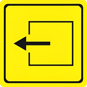 Тактильный знак (выход из помещения) 100х100 - fgospostavki.ru - Казань