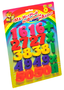 Магнитный цифровой набор (со шрифтом Брайля) - fgospostavki.ru - Казань