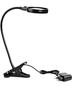 Лупа настольная на прищепке с подсветкой (5х) - fgospostavki.ru - Казань