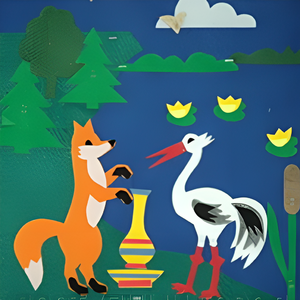 Пособие для слабовидящих детей - Театр-сказка "Лиса и журавль" - fgospostavki.ru - Казань