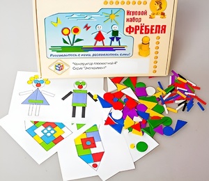 Игровой набор Фребеля "Конструктор плоскостной-4" (Серия "Эксперимент") - fgospostavki.ru - Казань