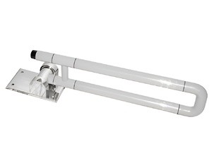 Поручень откидной с антибактериальным покрытием (белый) - fgospostavki.ru - Казань