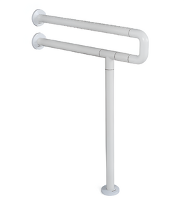 Поручень напольно-настенный с антибактериальным покрытием (белый) - fgospostavki.ru - Казань