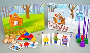 Игровой набор Фребеля "Заюшкина избушка" (серия "Сказочный мир". Выпуск 1) - fgospostavki.ru - Казань