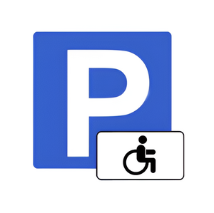 Трафарет для отрисовки знака стоянки для инвалидов 800х800 мм. - fgospostavki.ru - Казань