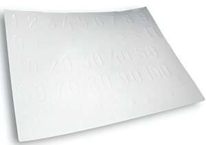 Пособие для слабовидящих детей - Сигнальные карточки по математике - fgospostavki.ru - Казань