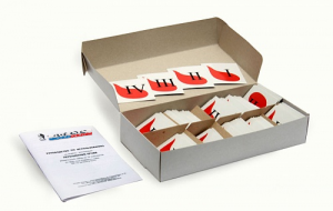 Модель-аппликация "Переливание крови" (набор из 10 комплектов по 12 карт) - fgospostavki.ru - Казань