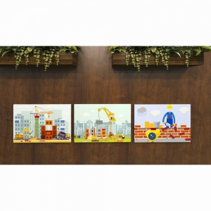 Комплект настенных панелей «Стройка» - fgospostavki.ru - Казань