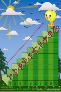 Интерактивная таблица на магнитах "Лесенка для счета" - fgospostavki.ru - Казань