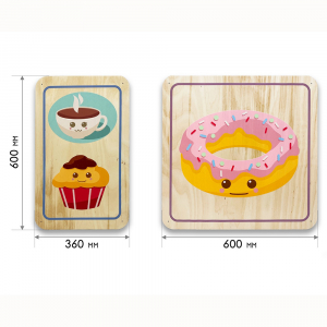 Набор стеновых панелей «Милая еда - Завтрак» - fgospostavki.ru - Казань