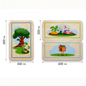 Набор стеновых панелей «Мир сказки - У Лукоморья» - fgospostavki.ru - Казань