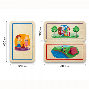 Набор стеновых панелей «Мои увлечения - Любимые занятия» - fgospostavki.ru - Казань
