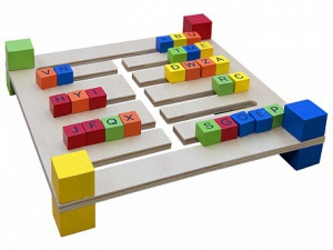 Фронтальное наглядное игровое пособие "Двухсторонний английский алфавит" - fgospostavki.ru - Казань