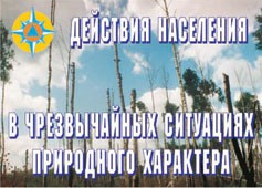 Комплект плакатов "Действия населения в ЧС природного характера" - fgospostavki.ru - Казань
