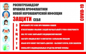 Плакат "Правила профилактики коронавируса" - fgospostavki.ru - Казань