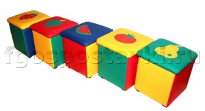 Пуфик "Веселый огород" - fgospostavki.ru - Казань